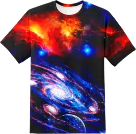 Boys Girls Kids Tee Shirt 3D Print Graphic Short Sleeve Shirt for Kids 6-16 Years
