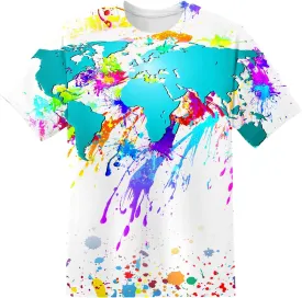 Boys Girls Kids Tee Shirt 3D Print Graphic Short Sleeve Shirt for Kids 6-16 Years