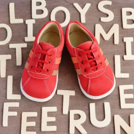 Clarys Boys Red Trainer