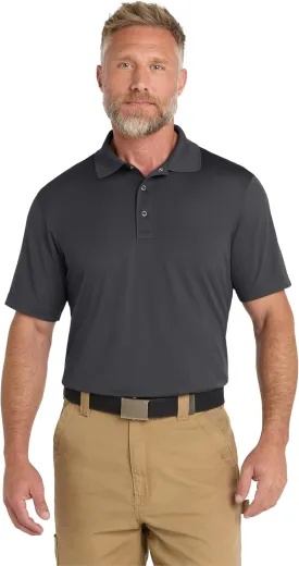 CornerStone Unisex Micropique Gripper Polo | Short Sleeve Collared Shirt for Men & Women, Lightweight Fit Top for Work & Golf