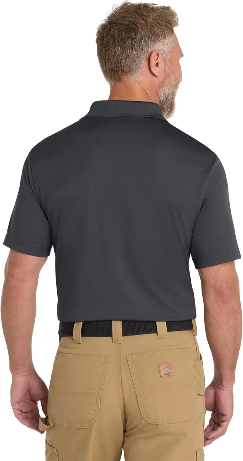 CornerStone Unisex Micropique Gripper Polo | Short Sleeve Collared Shirt for Men & Women, Lightweight Fit Top for Work & Golf