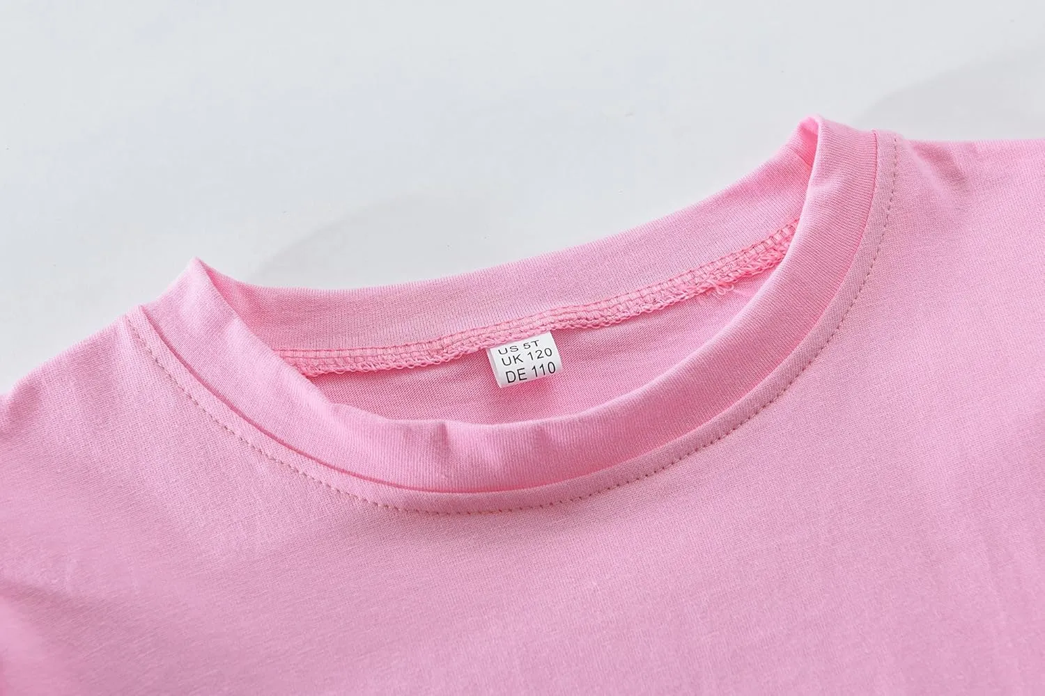 Girls Short Sleeve Shirts Casual Toddler Ruffle T Shirt Kids Bee Tank Top Mermaid Ice Cream Summer Crewneck Tees 2-7 Years