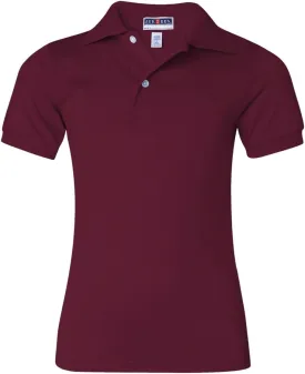 Jerzees Boys' SpotShield Short Sleeve Uniform Polo (2-Pack)