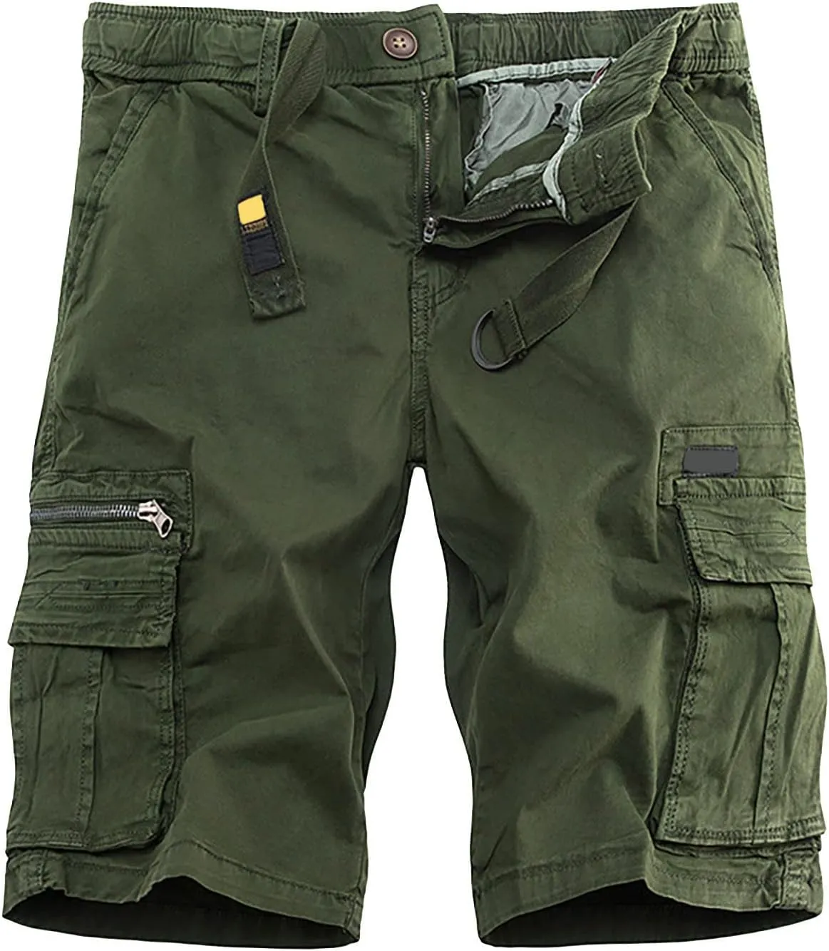 Mens Summer Cargo Shorts Casual Lightweight Outdoor Beach Shorts Loose Fit Walking Big and Tall Pants for Vacation