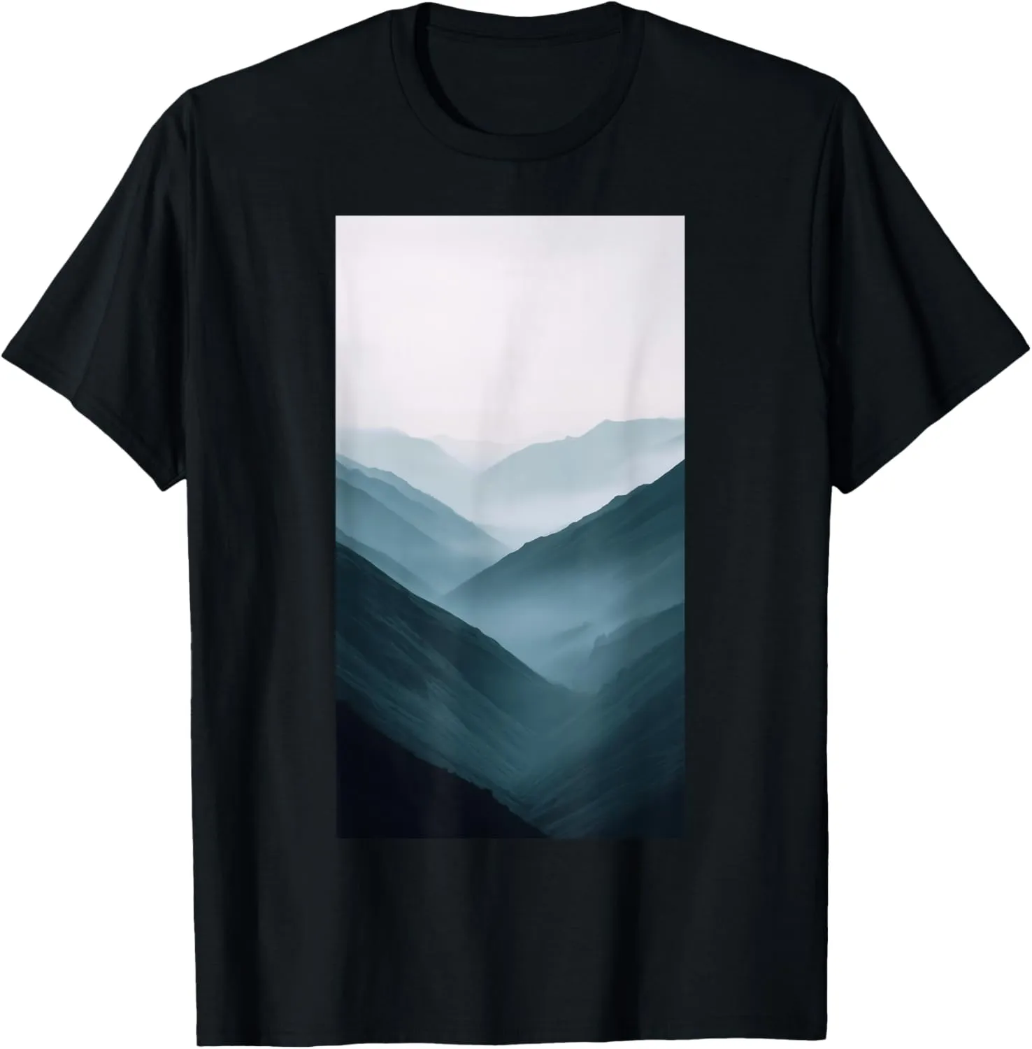 Minimalist Mountain Landscape Mountain landscape T-Shirt