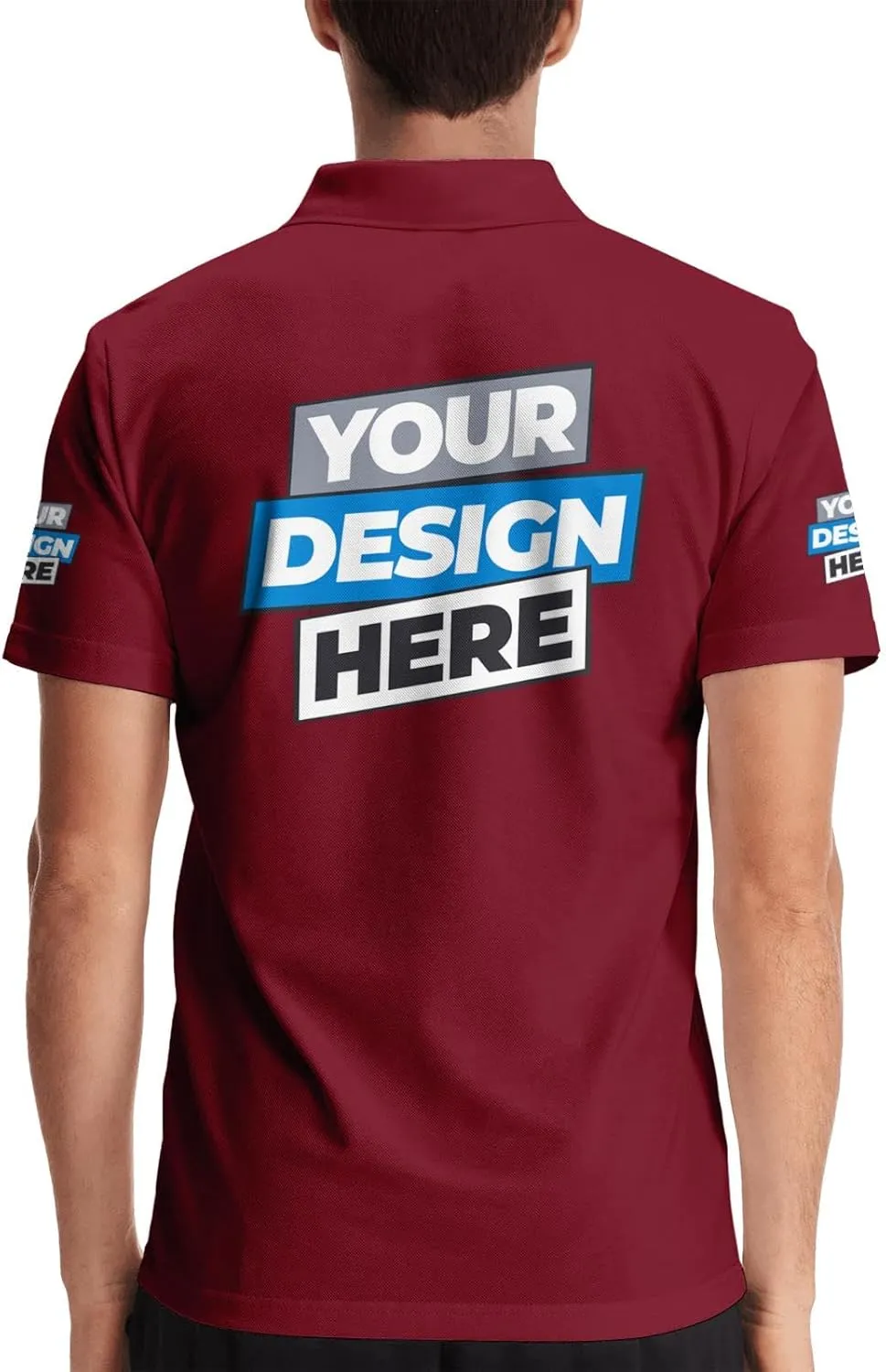 Pranboo Custom Polo Shirt, School Shirt, Golf Polo Shirt, for Business, Casual Wear, and Sports Teams