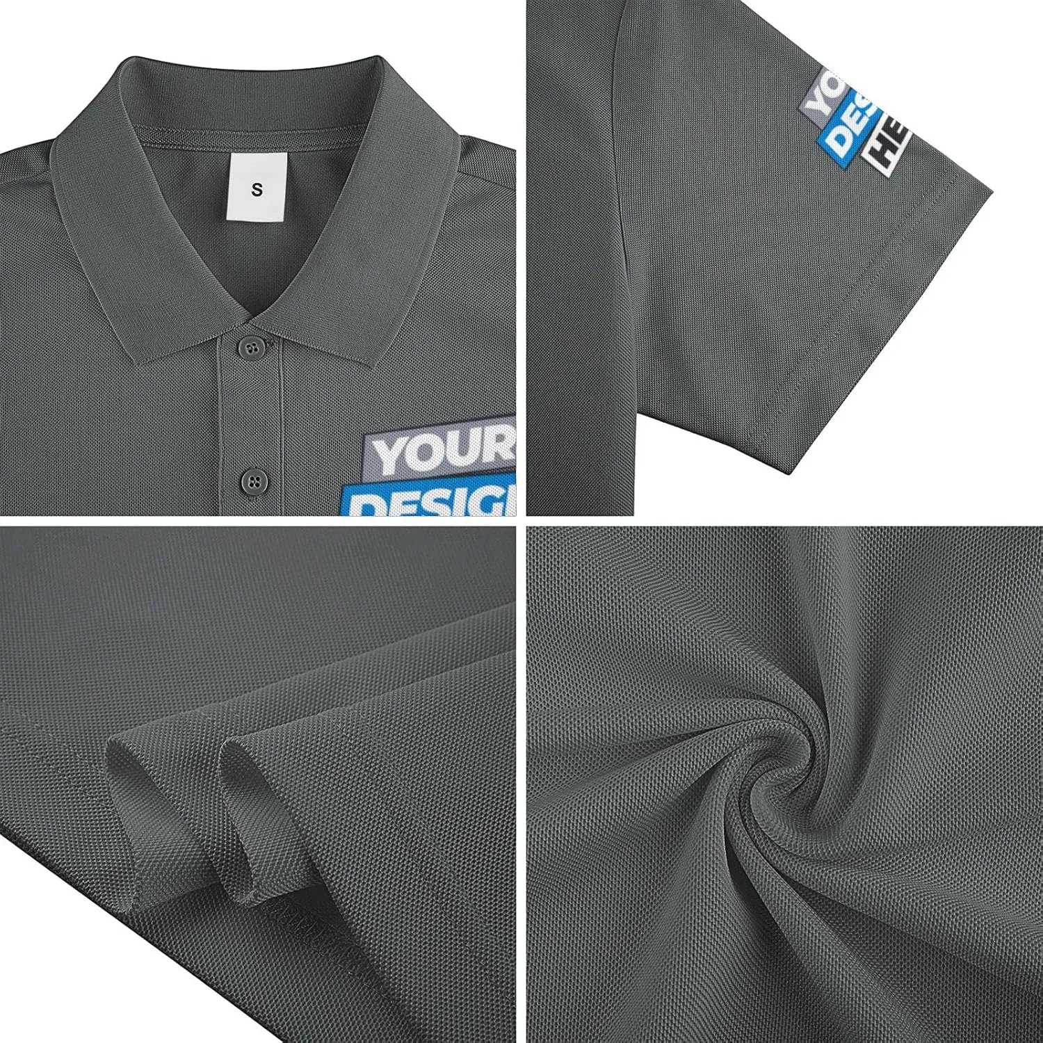 Pranboo Custom Polo Shirt, School Shirt, Golf Polo Shirt, for Business, Casual Wear, and Sports Teams
