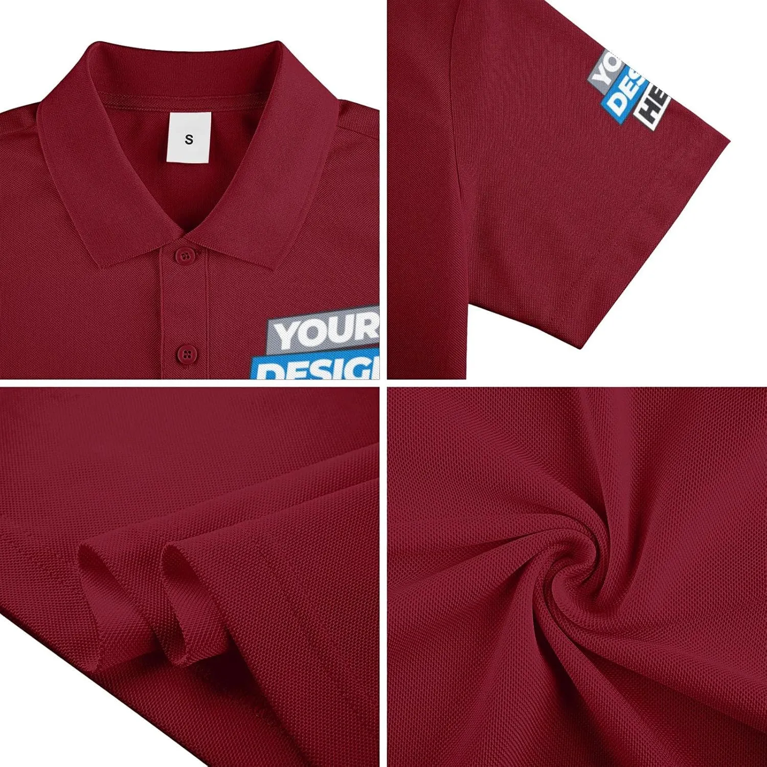 Pranboo Custom Polo Shirt, School Shirt, Golf Polo Shirt, for Business, Casual Wear, and Sports Teams