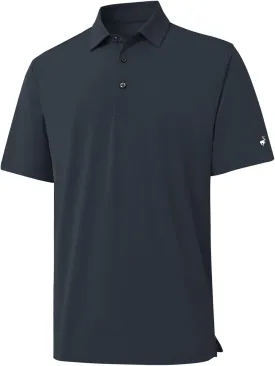 Rouen Golf Shirts for Men Dry Fit Performance Short Sleeve Moisture Wicking Plain Pique Casual Sports Mens Polo Shirts